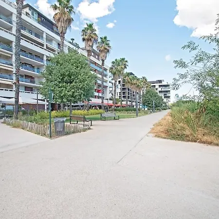 Superbe Appt Port Marianne, Parking Prive, 4 Pers Montpellier